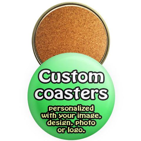 The Button Store Canada Custom Coaster Buttons